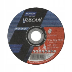 Диск для металла Norton 125x1,0 INOX VULCAN (66252833402)