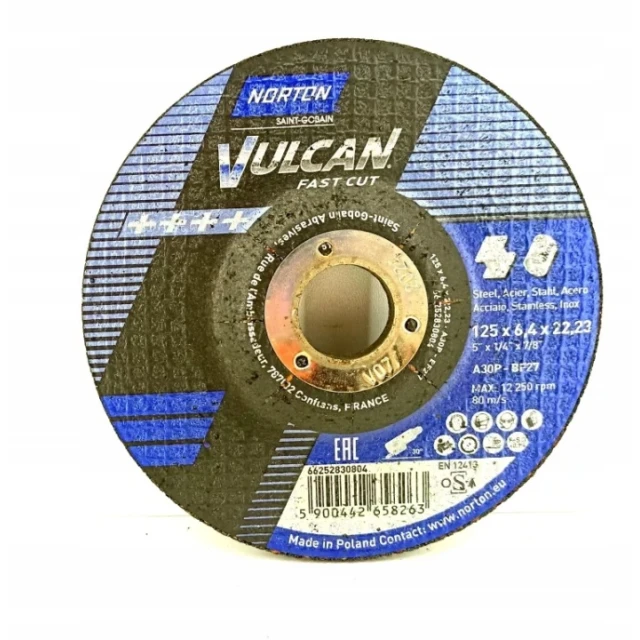 Диск для металу Norton 125x1,0 INOX VULCAN (66252833402)