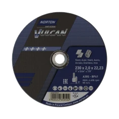Диск для металла Norton 230x2,0 мм INOX VULCAN (925441)