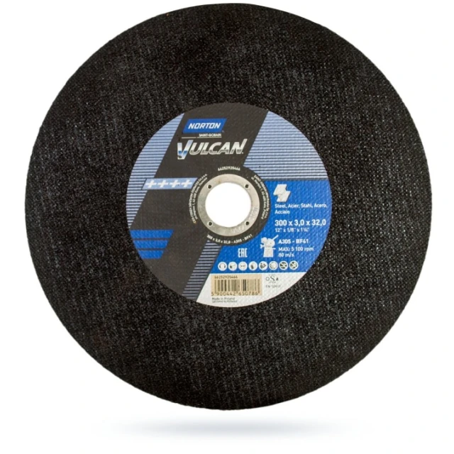 Диск для металу Norton 300x3,0 мм Ø32 мм VULCAN (66252925466)
