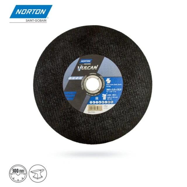 Диск для металу Norton 300x3,0 мм Ø32 мм VULCAN (66252925466)