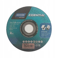 Диск шлифовальный Essential Norton 115x1,0 мм по металу нержавеющий 25 шт (66252839362)
