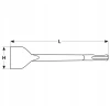Зубило плоське SDS MAX REXXER 75x300 мм (RG-02-341)