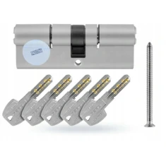 Циліндр замка Gerda 45/45 Nickel PSX KL6.2 ATEST (0WKPXS04545.90050P)