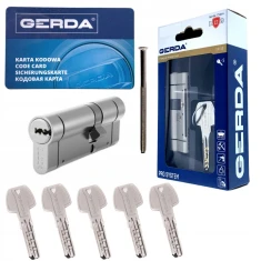 Циліндр замка Gerda 30/40 нікель ATEST C KL6.2 PSX (354339)