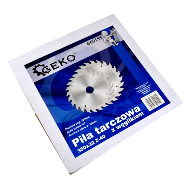 Диск пиляльний Geko 200x40z x32/25,4 мм з твердосплавними зубами (G00136)