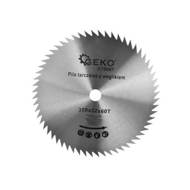 Диск пиляючий Geko 350x60z x32 з вольфрамом (G00156)