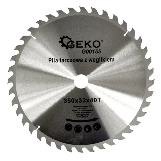 Диск пиляльний Geko 500x40z x32 з вибоїнами (G00170)