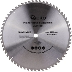 Диск пиляльний Geko 600x60z x32 з вибоїнами (G00180)