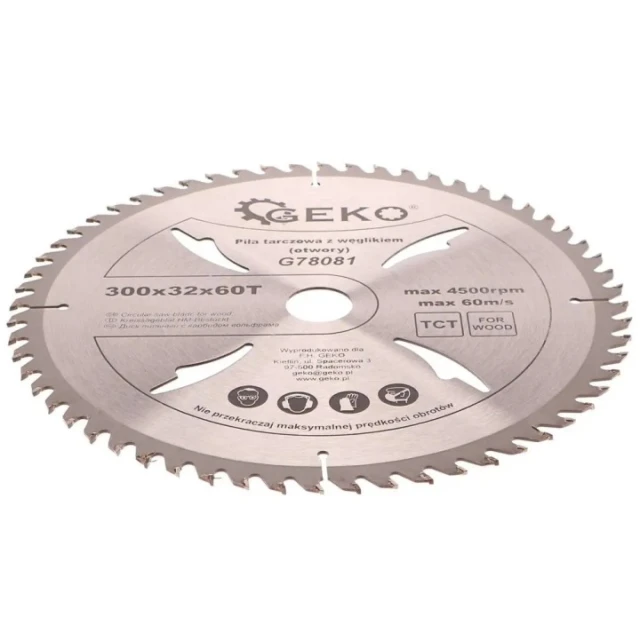 Диск пильний Geko 300x30z x60 комплект 20 шт (G78081)