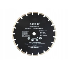Диск алмазний сегментний Geko 350×25,4 мм Asflat Profi (G00279)