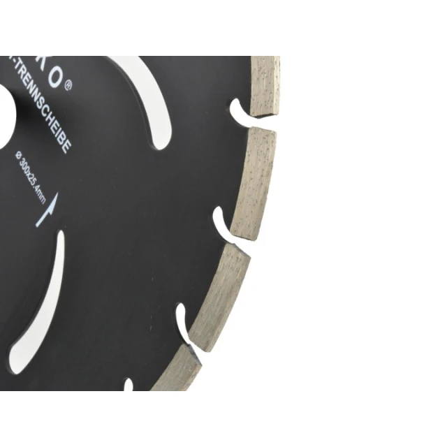 Диск алмазний сегментний Geko 300×25,4 мм Black (G00296)