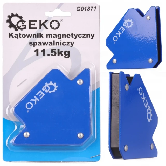 Кутник магнітний зварювальний Geko 82x120x13 11,5 кг (G01871)