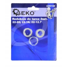 Кільце редукційне фі Geko 22,23 на 20/16/12,7 мм 3 шт (G00196)
