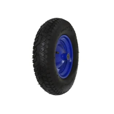 Колесо для тачки шина Geko 6 PR + вісь Blue (G71019)
