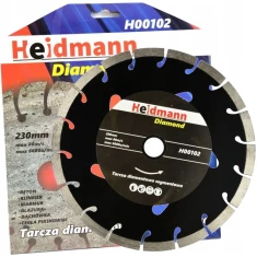 Диск алмазний сегментний Heidmann 230 мм (H00102)