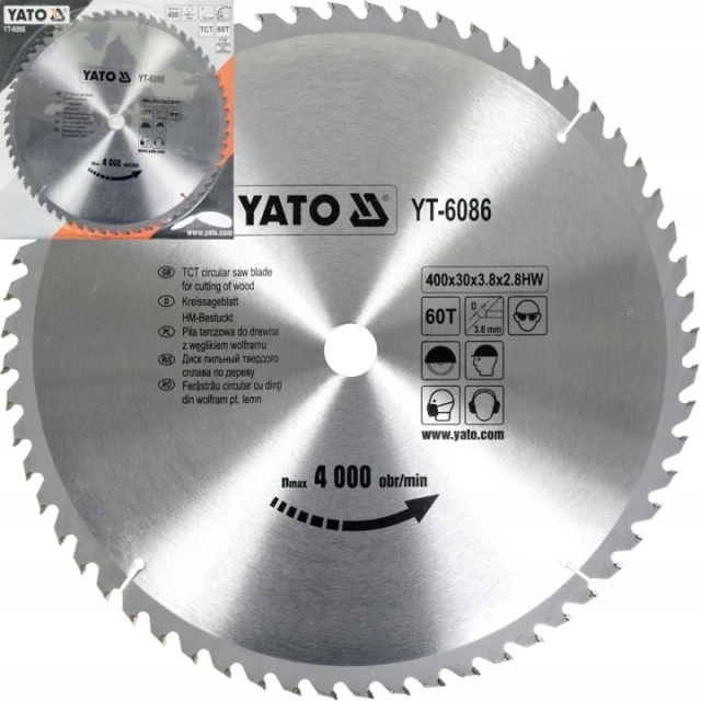 Диск пиляючий Geko 400x40z x30 з вольфрамом (G78156)