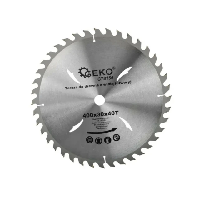 Диск пиляючий Geko 400x60z x30 з вольфрамом (G78157)