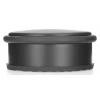 Упор дверной напольный Geko h-45мм Ø-104мм Black (GH01003)
