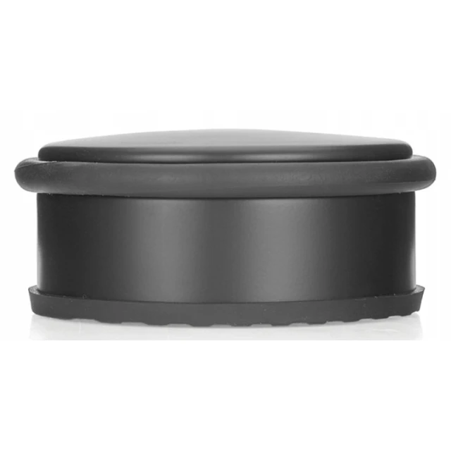 Упор дверной напольный Geko h-45мм Ø-104мм Black (GH01003)