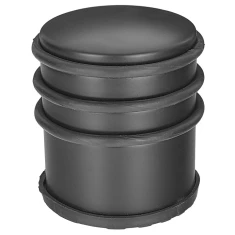 Упор дверний висота Geko 83 мм діаметр 74 мм Black (GH01004)