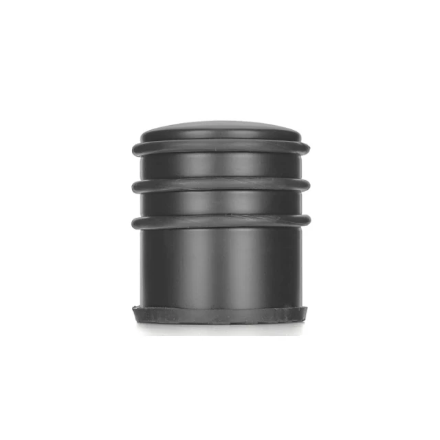 Упор дверний висота Geko 83 мм діаметр 74 мм Black (GH01004)