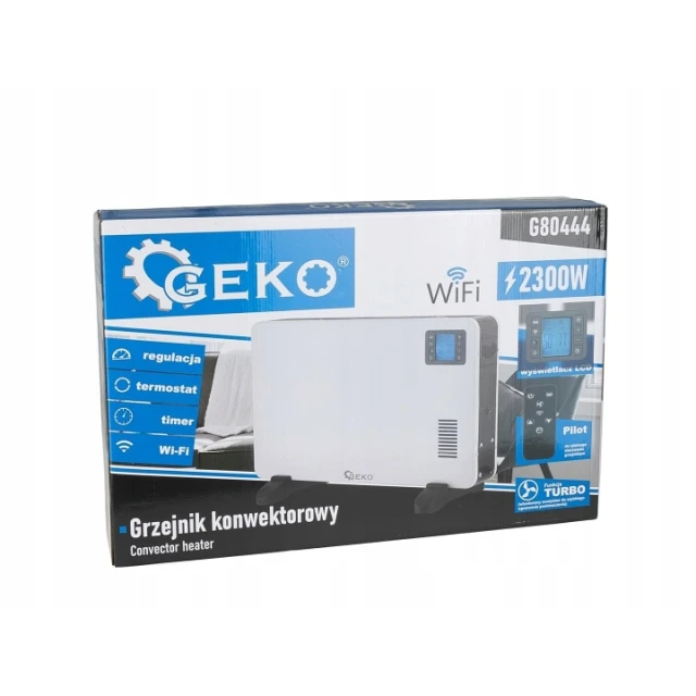 Конвектор Geko 2,5кВ TURBO WiFi (G80444)