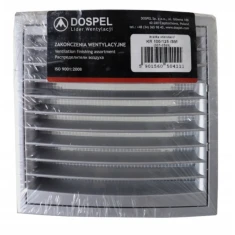 Решітка KR/B DOSPEL 100/125 14x14 Brown (007-0318)