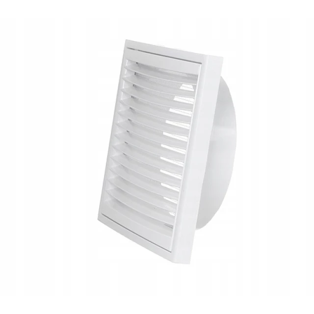 Решітка KR DOSPEL 150 17x17 Ø 150 мм White (007-0156)