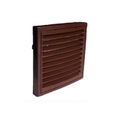 Решітка KR DOSPEL 150 17x17 Ø 150 мм Brown (007-0319)