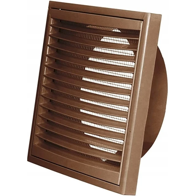 Решетка KR DOSPEL 150 17x17 Ø 150 мм Brown (007-0319)