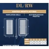 Решітка DL DOSPEL 90x240 RW (007-0160)