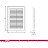Решітка DOSPEL D/180x250 RW Classic (007-0172)