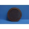 Решітка кругла KRO Ø DOSPEL 100 мм Brown (007-0312)