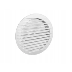 Решітка кругла KRO DOSPEL Ø125 White (007-0185)