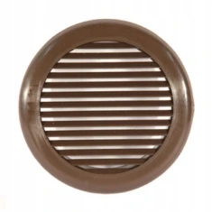 Решітка круглა KRO DOSPEL Ø125 Brown (007-0320)