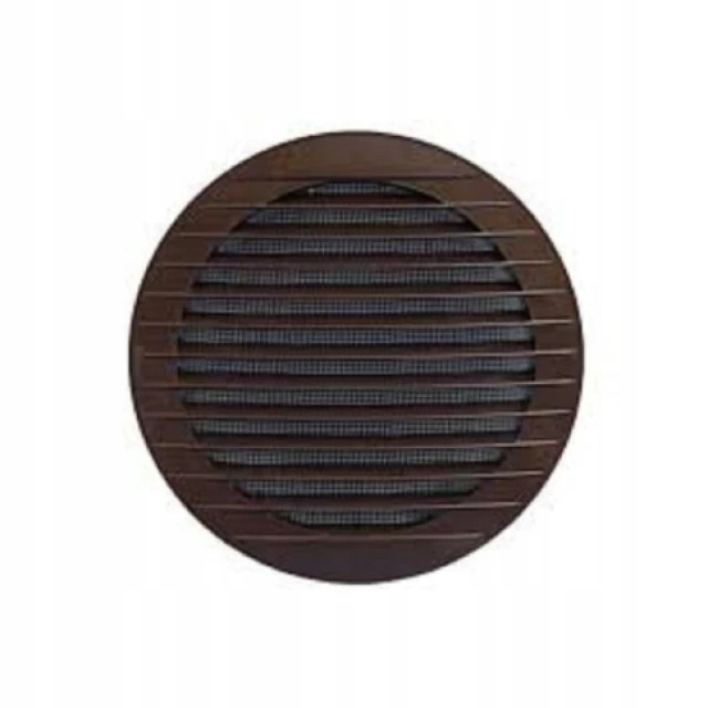 Решітка круглა KRO DOSPEL Ø125 Brown (007-0320)
