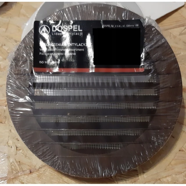 Решітка круглá KRO DOSPEL Ø150 Brown (007-0310)