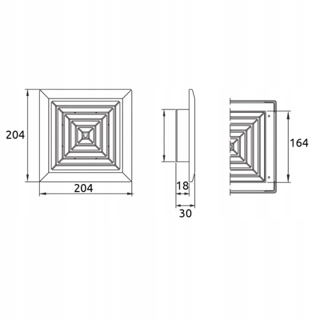 Решітка KKS DOSPEL 17x17/165 (007-0433)