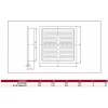 Решітка D/TK DOSPEL 14x14 White (007-1567)