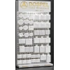 Решетка вентиляционная DOSPEL NKM-80 с механическими жалюзи (007-1739)