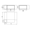 Трійник каналу плоского DOSPEL 110x55 (007-0227)