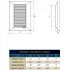 Решетка SMART DOSPEL 140x140 мм White (007-4172)