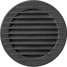 Решітка круглá KRO DOSPEL Ø125 Graphite (007-4440)