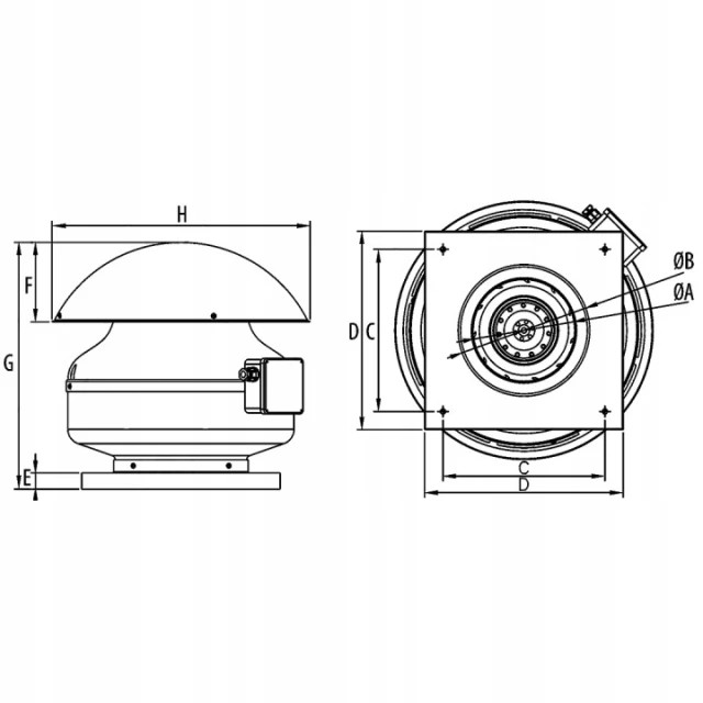 Вентилятор дахові WD DOSPEL 315 TESLA-BLDC (007-9261)