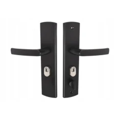 Ручка дверна TITAN GAMAR 68 мм WB Black Matt ліва (37-0031U)