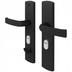Ручка дверна TITAN GAMAR 68 мм WB Black Matt права (KLC-0052)