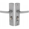 Ручка дверна TITAN GAMAR 68 мм WB Silver Pearl ліва (KLC-0053)