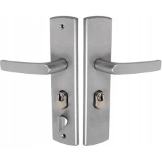 Ручка дверна TITAN GAMAR 68 мм Wide Body Silver Pearl, права (KLC-0054)