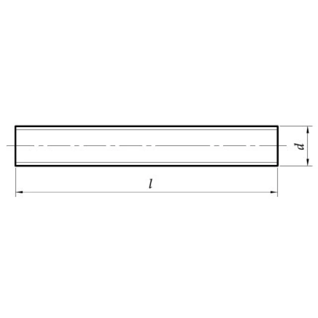 Шпилька резьбовая Wkret-Met KLIMAS 10×2000 оцинкованная DIN 975 (PG102000)